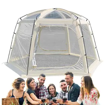 Кемпинговая палатка за наблюдение на звездите в задния двор, преносима Ветрозащитная градинска шатра, здрава и безопасна всплывающая кемпинговая палатка за кемпинговых партита