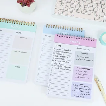 Дневник-планер 52 листа, записная книжка, списъкът с целите, списък със задачи, Планиране, определяне на Приоритети, Страница навици, Организиране на офис, бележка книги, училище