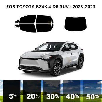 Предварително Нарязани на нанокерамическая автомобили UV фолио за Оцветяването на прозорци на TOYOTA BZ4X 4 DR SUV 2023