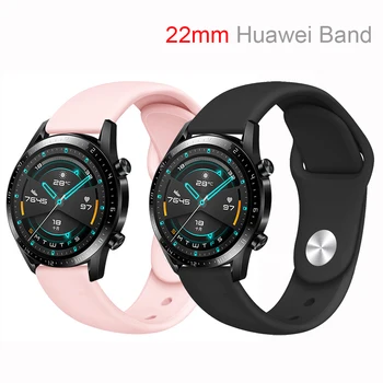 22 мм Мека Силиконова Линия За Huawei Watch GT 2 3 Pro 46 мм Второ 2e GT 3 SE Гривна Каишка За Huawei Watch 4 3 Pro Рецептори