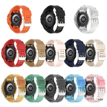 За Galaxy Watch 4 Classic 46 мм, за умни часовници, водоустойчиви дишащи Регулируем маншет, устойчив на пот, удобен, Мек