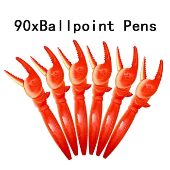 90шт Крабовая дръжка химикалки с нокът омар, притискателния скоба, може да се играе Декомпрессионные Раци дръжки