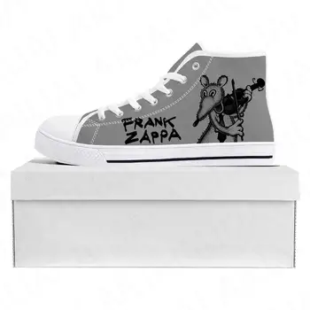 Франк Заппа Рок-музикант, поп, Висококачествени маратонки, Мъжки, дамски, Юношески, Парусиновые Обувки, Ежедневни Обувки за чифта Обувки по поръчка