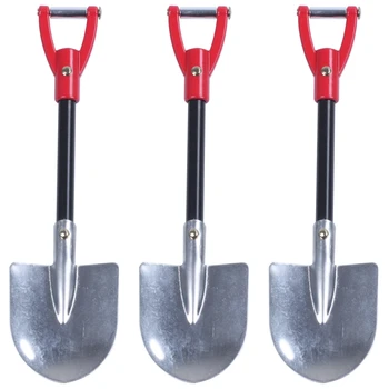 3X RC Rock Crawler 1: 10 Аксесоари Метална лопата за писта кола RC D90, Декоративни инструменти