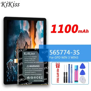 Батерия KiKiss капацитет от 4600 mah 565774-3s 5657743S за лаптоп GPD WIN3 WIN 3 Bateria