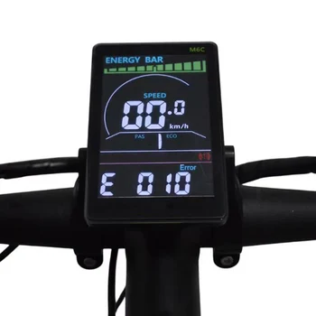3.6-инчов TFT LCD Електрически Мотор LCD дисплей Електрически Екран на Дисплея е Подходящ За Закрепване на Кормилото с Диаметър 22.2 mm E-bike 5pin