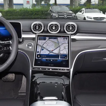 Защитно фолио от закалено стъкло За Mercedes-Benz C-Class Комби C200 C220d 2022 автомобилен радиоприемник GPS Авто Екран Стикер Автомобилни Аксесоари