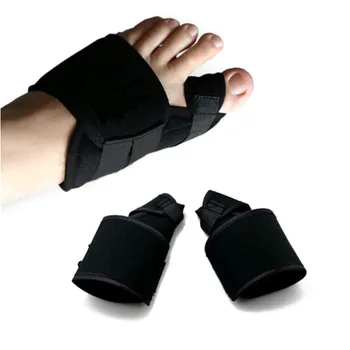 1 чифт спортни средства за грижа за краката Еластичен бандаж Защитен колан Шина за корекция на палеца на крака Коректор на Медицинско изделие при вальгусной деформация