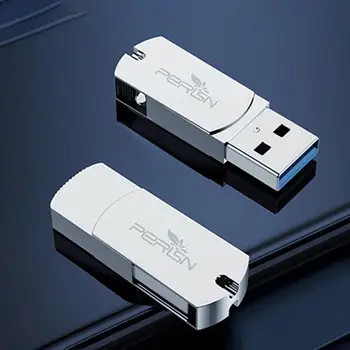 OTG флаш памет 64 GB Високоскоростен USB 3.0 за КОМПЮТЪР, Мобилен телефон, USB-Метален мини-диск Отточна тръба на шарнирна връзка, USB флаш устройство ключодържател