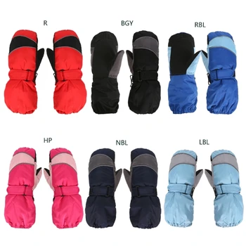 Детски зимни ръкавици за сняг, меки дишащи ръкавици без пръсти за зимни приключения