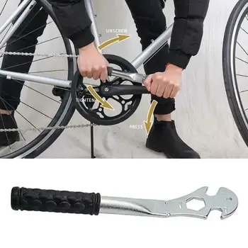Аксесоари за велосипеди 15/24 мм Противоскользящий инструмент за ремонт на велосипеди Гаечен ключ за инсталиране на гаечен ключ Педал на велосипеда, Гаечен ключ