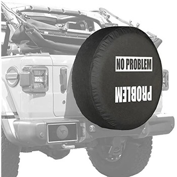 Boomerang Problem No Problem Мек Калъф за гуми JL Jeep Wrangler JL с Камера за Обратно виждане Sport Sahara 14 15 16 17 Инча