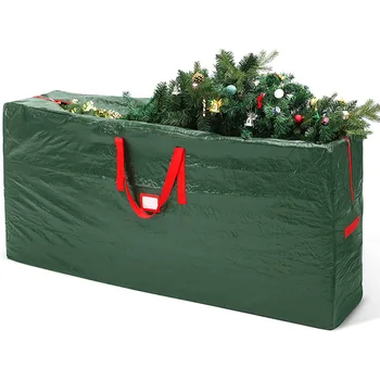 Сгъваеми чанти за коледно Полиетиленово водоустойчива чанта за съхранение на Коледната украса Венец Чанта за съхранение на елочной гирлянди Orangnizer
