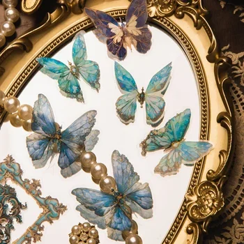 30 листа Етикети Dream Border Butterfly в стил на Европейския барок Декоративна опаковка 