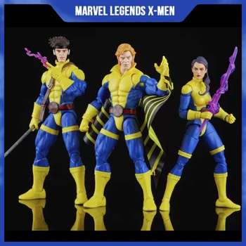 Оригинално Аниме Marvel Легенди на X-Men Comics Гамбит Banshee Psylocke 6 Инча(а) А) Ретро Фигурка Набор от Детска Играчка, Подарък се Съберат