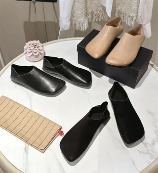 Дамски обувки от естествена кожа, висококачествени замшевая обувки, дизайнерска марка обувки за жени, зимни обувки, луксозни дамски обувки