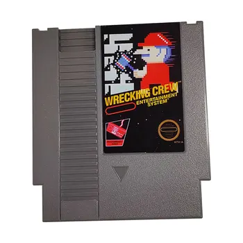 Wrecking Crew-игрален касета за игралната конзола Single card 72 Pin NTSC и PAL конзола