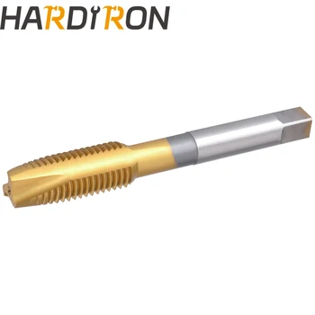 Hardiron M8 X 1 Навити точков метчик, HSS Титановое покритие, навити точков метчик за нарязване на резба M8 x 1.0