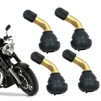 Пръчка за управление гуми, извити под ъгъл 90 градуса, адаптер с капаче, Болтовые капаче, на пръчки с гумена основа, месинг прът за скутер, мотоциклет