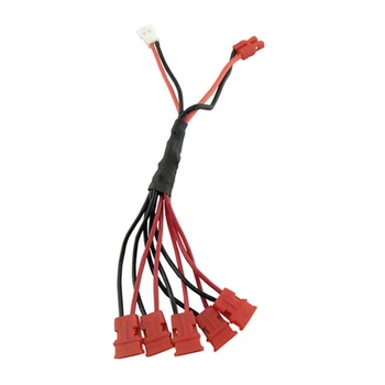 1 бр. Аксесоари за квадрокоптера, кабел за зарядно, резервни части, аксесоари, литиева батерия, 1 Теглене кабел, 5 обменните кабели, аксесоари за играчки