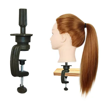 Модел на тренировъчната глави за дълга коса, фризьорски зъбчета, поставка за манекен, Тренировъчен манекен