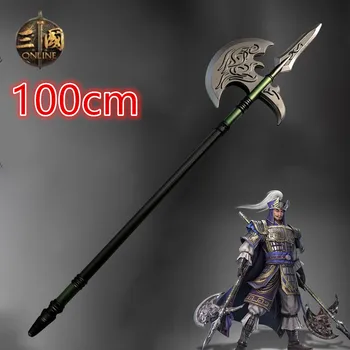 Древен китайски меч-Томахоук 1: 1, оръжия за cosplay, модел за ролеви игри Капитал, играчки за момчета, подпори, нож, подарък за деца