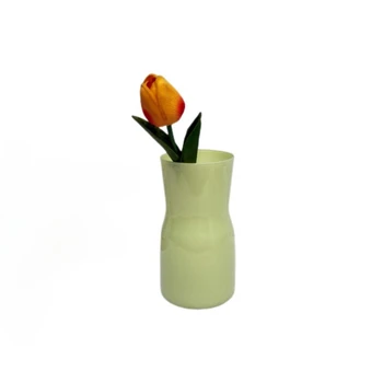Новата китайска ваза от кремава стъкло за домашен дизайн, Гидропонная Креативна ваза за украса