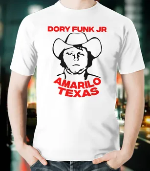 Тениска Dory Funk Jr Amarillo Texas Забавна бяла унисекс Размер S-2345XL UT964