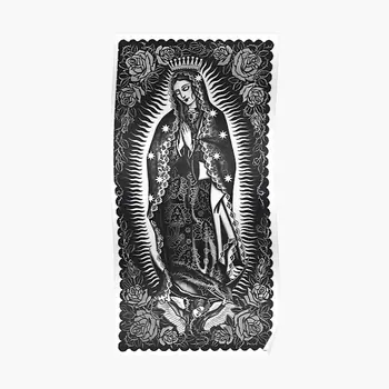 Virgen Mary Rose Стена в черно-бял цвят Плакат Домашна Живопис Стая за печат Ретро декор на стените Художествена живопис без рамка