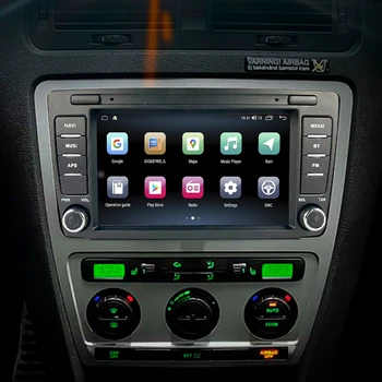 авто прическа стерео радио видео мултимедиен плейър за SKODA OCTAVIA 2009 2010 2011 2012 2013 2014 2015 android auto carplay gps