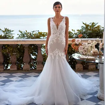 Луксозна сватбена рокля 