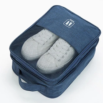 Водоустойчива чанта за съхранение на обувки, компактна чанта за обувки, осигуряващи ред и защита на обувките, побира 3 чифта обувки
