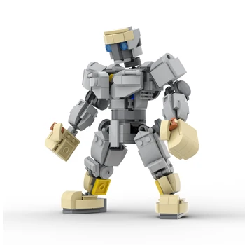 MOC Машини Стоманена модел на робота, набор от градивни елементи, високотехнологичен механизъм за атомните интелект, тухли, играчки, подаръци за рожден ден за деца