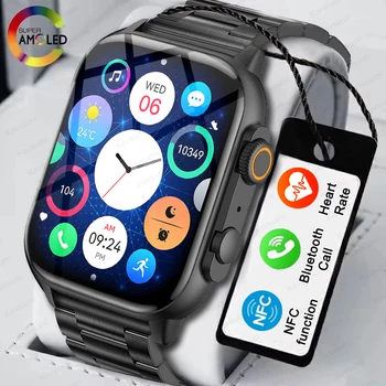 Смарт Часовници NFC За Мъже И Жени С AMOLED Екран Потребителска Тема Bluetooth Покана Clock Здравето на жените Спортни Умни Часовници За Жени Кръвно Налягане