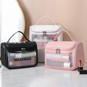 Мултифункционални козметични чанти нов стил Ins за жени, чанта за пране, преносими водоустойчива чанта за плуване, Главна пътна чанта за съхранение, носене