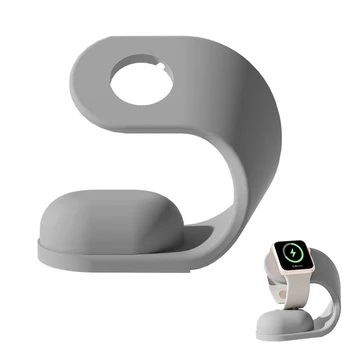 Настолна поставка за съхранение часа, скоба за зареждане на iwatch Apple Watch 7 SE 6 5 4 3 2 U-образни тенис на притежателя, силиконова поставка за зарядно устройство