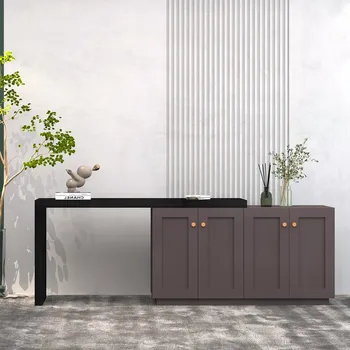 Бюро в италиански стил, шкаф за съхранение на неща, модерен минималистичен телескопична тоалетка, комбиниран шкаф за телевизор в спалнята
