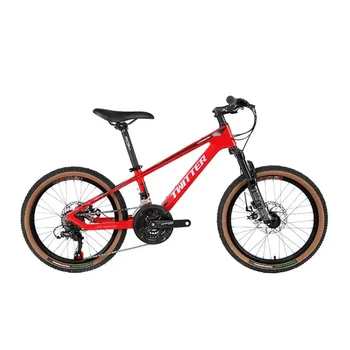 TWITTER 20inch КИД-EF500-24speed детски планински велосипед МТВ от въглеродни влакна, подходящ за височина 120-150 см, с хидравлични дискови спирачки