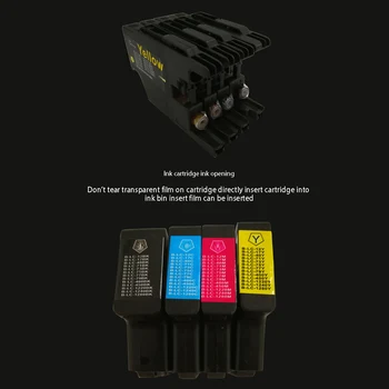Касети за принтер Касета с чип Мастило касета е Подходяща за Brother LC1280 LC1240 LC71 LC73 LC75 LC400 LC12 (4 опаковки)
