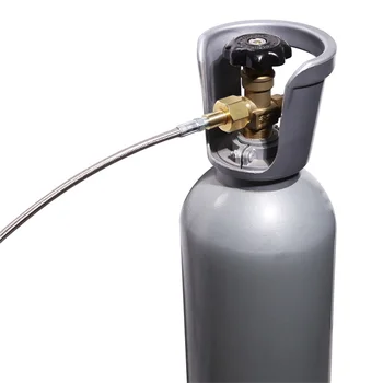 Быстроразъемный маркуча за напитки с адаптер CO2 1,5 М за по-големите бутилки с CO2, който е Съвместим с Карбонатором вода DUO / TERRA / ART, CGA320