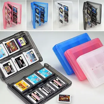 1бр Калъф за карти игра 28 в 1, Съвместими с Nintendo NEW 3DS / 3DS / DSi / DSi XL / DSi LL / DS / DS Lite, Държач за Кутии За съхранение на касети с мастило